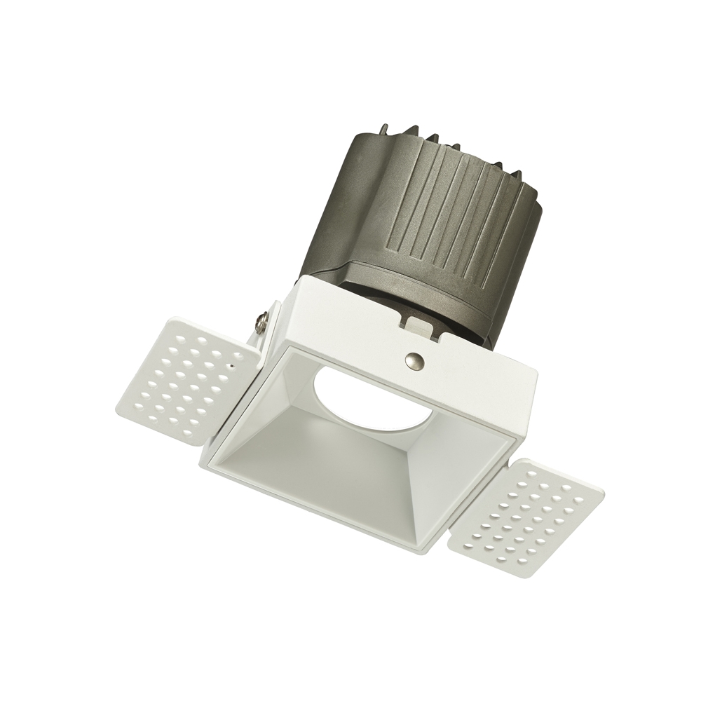 ETL Anti-Glare Framless Less Series Square White CRI 90+  Architectural Downlight Luminaire Recessed Light with Dimmable