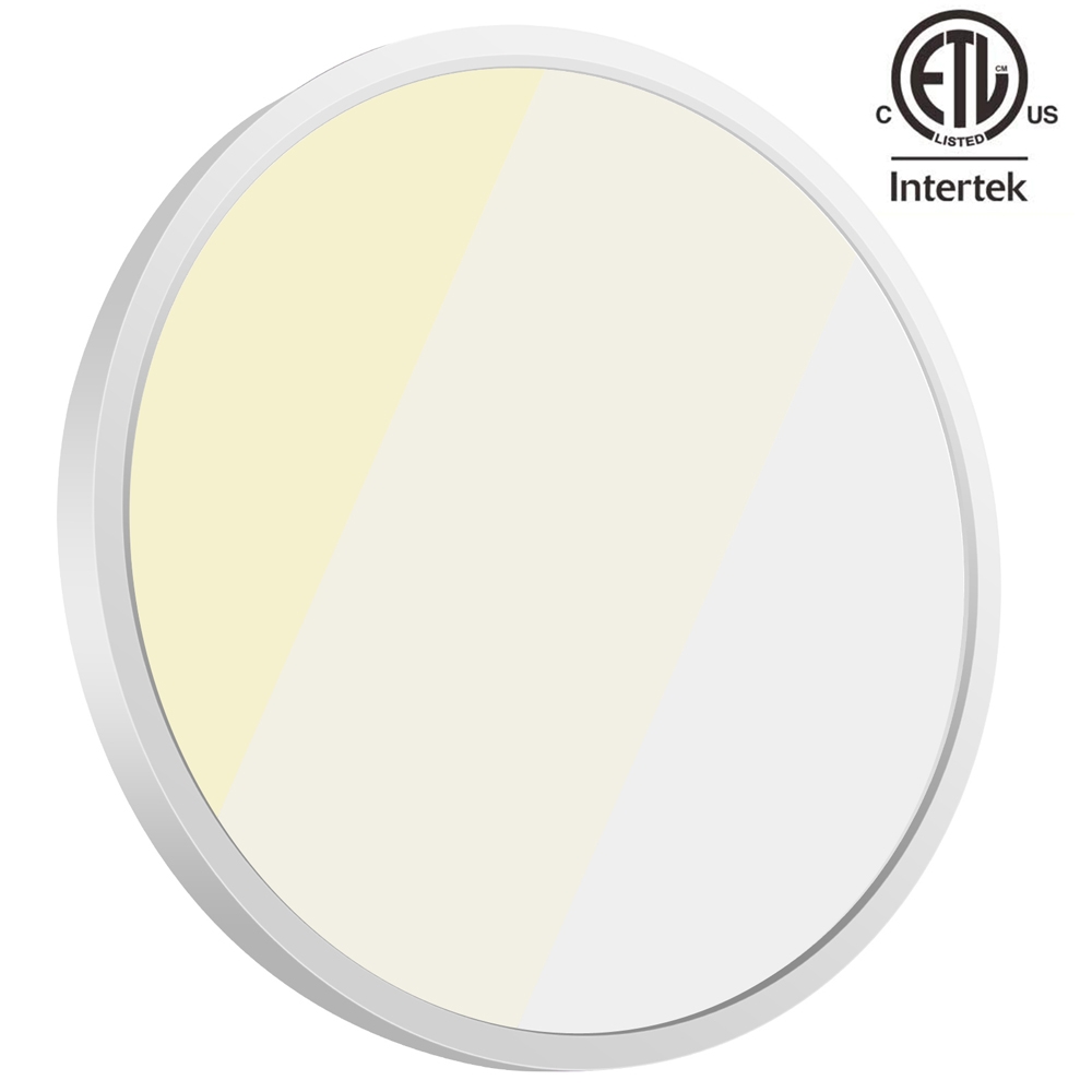 15‘‘ 3CCT LED Flush Mount Panel 30W 4000LM ETL Energy Star listed.