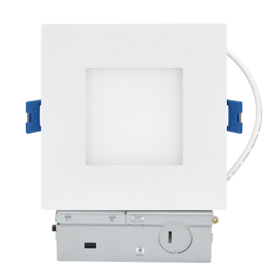 4‘‘6‘‘ Square Anti Glare Color Selectable 5CCT 2700K/3000K/3500K/4000k/5000k   Dimmable Recessed LED Downlight with Junction Box 120V ETL Listed IC Rated 