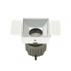 ETL Anti-Glare Framless Deep Series Square White CRI 90+  Architectural Downlight Luminaire Recessed Light with Dimmable 