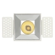 ETL Anti-Glare Framless Less Series Square White CRI 90+  Architectural Downlight Luminaire Recessed Light with Dimmable