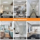 9‘‘ 3CCT LED Flush Mount Panel 18W 2000LM ETL Energy Star listed.