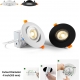 4‘‘ 9W 360° GIMBAL EYEBALL  DOWNLIGHT with Junction Box,9W 900LM,Dimmable IC Rated IP54 WET LOCATION ETL Energy Star listed