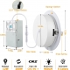 4‘‘ Smart WIFI RGBCW LED Recessed Gimbal Panel Lights with Junction Box,9W 900LM,Dimmable IC Rated Ceiling Lighting ETL Energy Star listed.